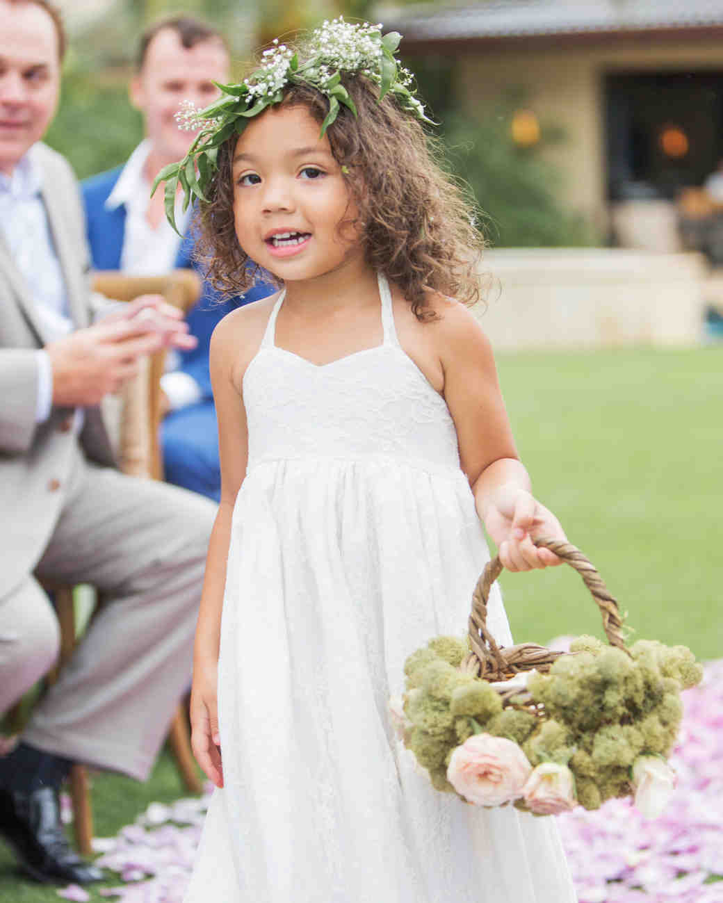 Hawaiian Wedding Flower Girl Dress